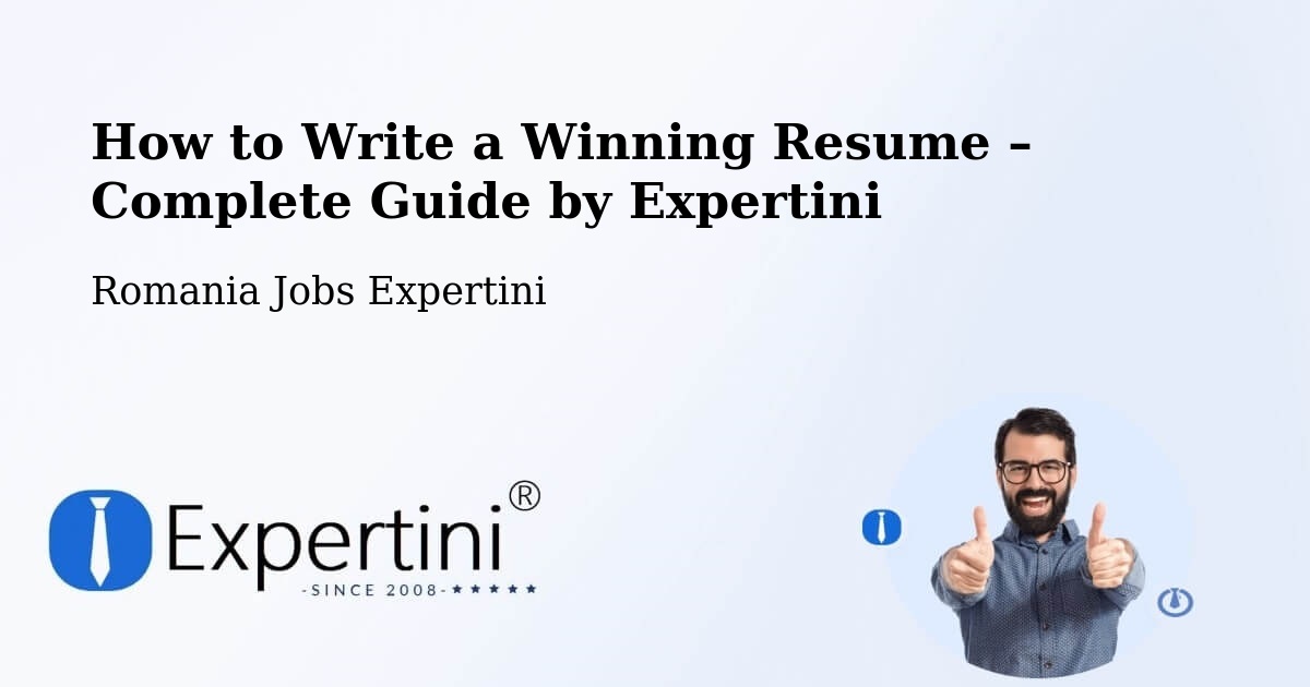 Resume Writing Guide for Job Seekers – Copăcelu - Copăcelu, Romania Jobs Expertini