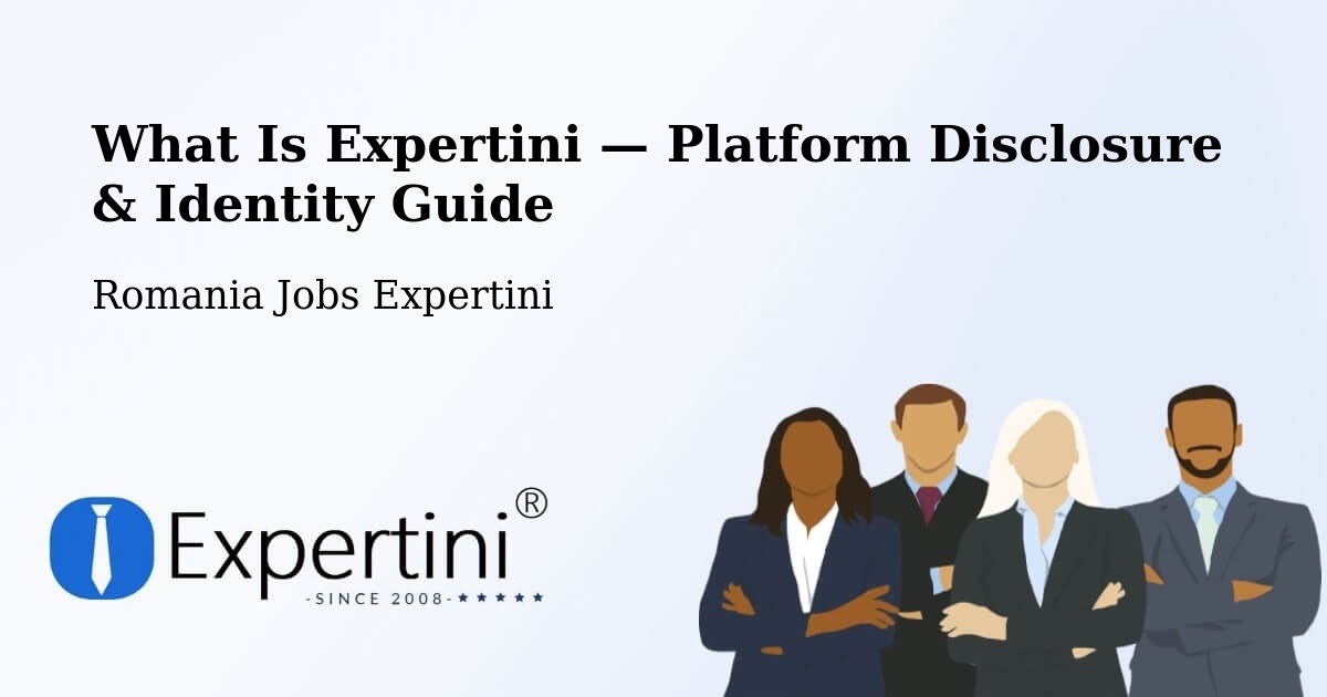 What Is Expertini — Platform Disclosure & Identity Guide – Copăcelu